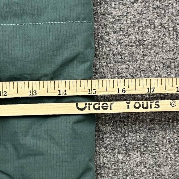 Burton Vest Girls Medium Green White Geneva DRYRIDE Hooded Snowboard Insulated - Picture 10 of 11